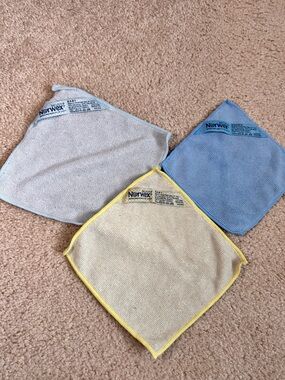 Norwex Baclock Baby Kids Lot (two Baby Cloth + Mini Enviro) Guc Set Of Three
